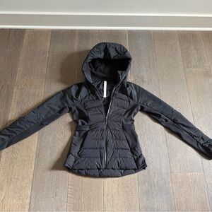 Lululemon Down for it All Jacket Black Size 6